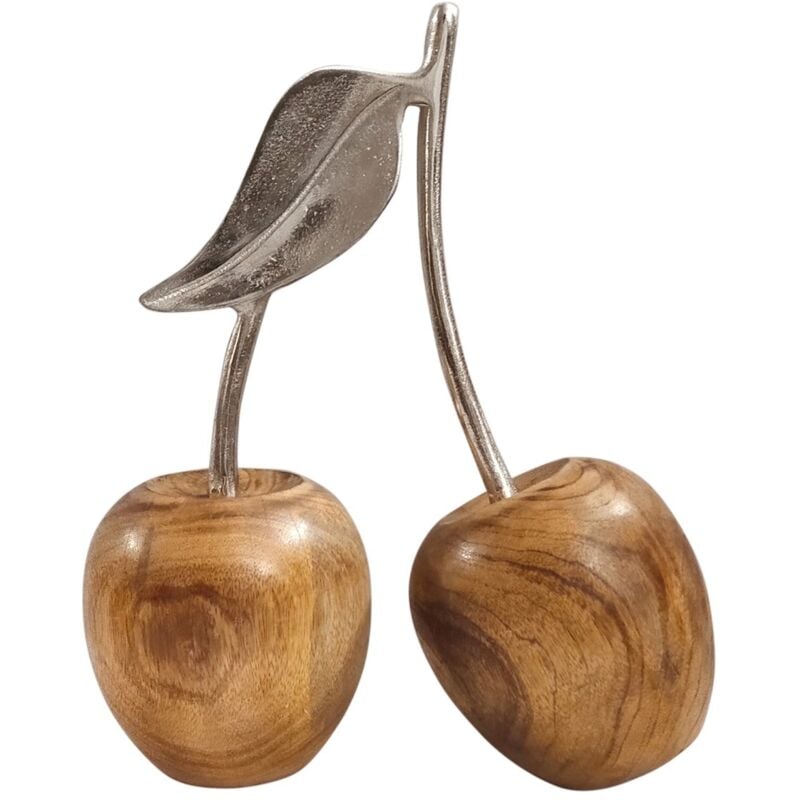Grand cerisier en bois de manguier et aluminium pour décoration d'intérieur et cadeaux originaux