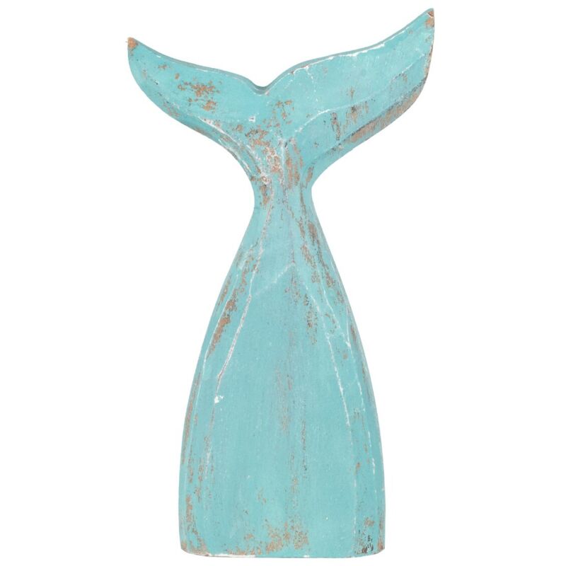 Signes Grimalt - Queue de Baleine en Pin Décorative pour la Maison, Figurine de Marin Idéale pour Décoration Nautique et Cadeaux Originaux