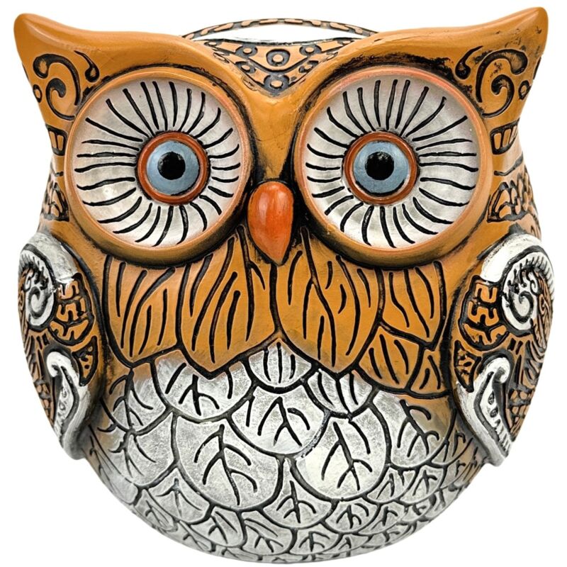 Signes Grimalt - Figurine de hibou décorative en résine, ornement de maison moderne, cadeau original et exclusif, style contemporain