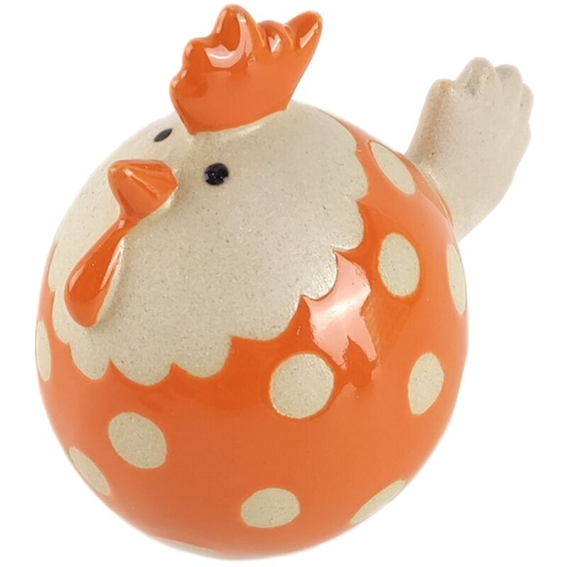 Figurine de poule décorative bohème, ornement en céramique, design original pour la maison, idéal comme cadeau ou objet de collection.