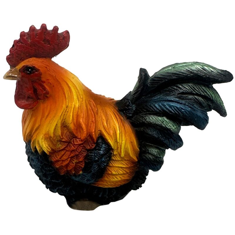 Figurine décorative rustique en forme de coq, style campagnard, idéale pour la décoration intérieure, cadeau original, détails uniques. Figurine décorative rustique en forme de coq, style campagnard, idéale pour la décoration intérieure, cadeau original, détails uniques.