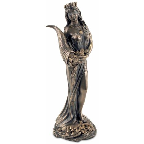 Signes Grimalt Figura Bronce Figuras  Diosa De La Fortuna Bronce Dorado 6x7x18cm 31426