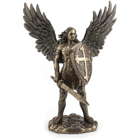 Signes Grimalt Figura Bronce Figuras San Miguel Bronce Dorado 12x27x35cm 15243