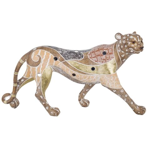 Signes Grimalt Figura De Animal Figuras  Figura Leopardo Animales Marrón 22x8x39cm 27499