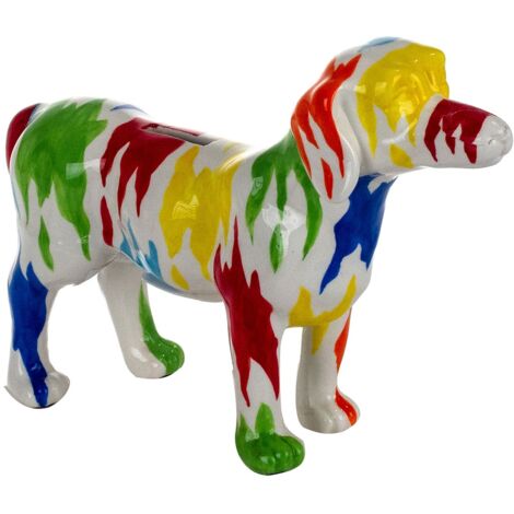 Signes Grimalt Figura De Animal Figuras  Perro Hucha Animales Amarillo 9x31x20cm 23878