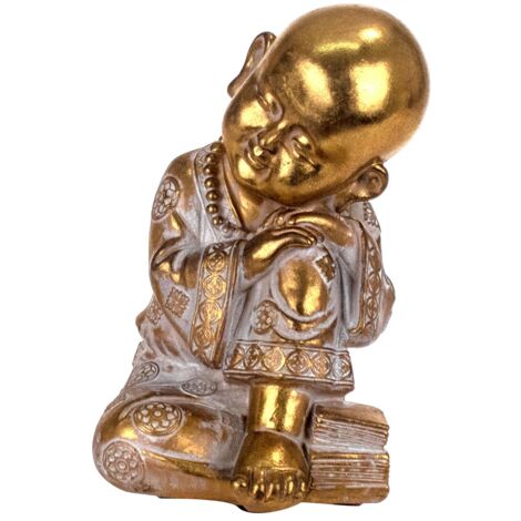 Signes Grimalt Figura De Buda Figuras  Buda Budas Dorado 14x13x20cm 23971