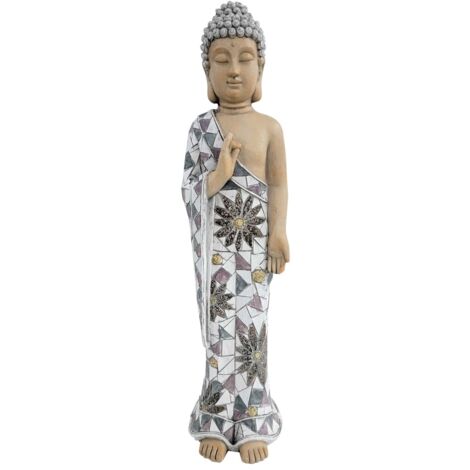 Signes Grimalt Figura De Buda Figuras  Buda Exterior Budas Gris 17x18x67cm 34838