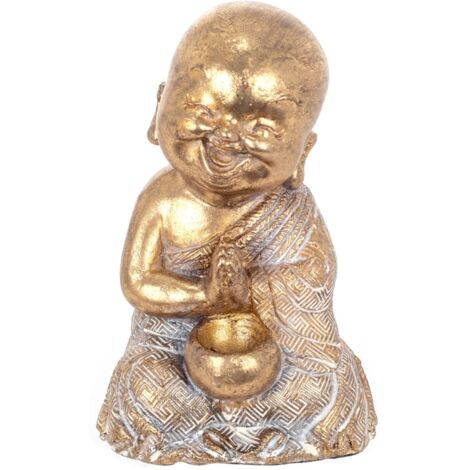 Signes Grimalt Figura De Buda Figuras  Figura De Buda Budas Dorado 9x10x15cm 24538