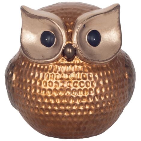 Signes Grimalt Figura De Búho Figuras  Buho S Animales Marrón 11x13x14cm 36572