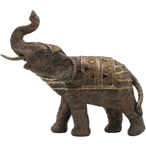 Signes Grimalt Figura De Elefante Figuras  Elefante Africanas Y Elefantes Gris 11x31x27cm 33750