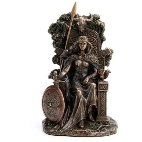 Signes Grimalt Figura De Persona Figuras  Figura Diosa Celta Bronce Dorado 20x13x13cm 27364