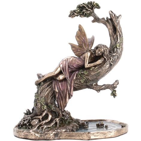 Signes Grimalt Figura De Persona Figuras Figura Hada De Siesta Bronce Dorado 16x8x14cm 27360