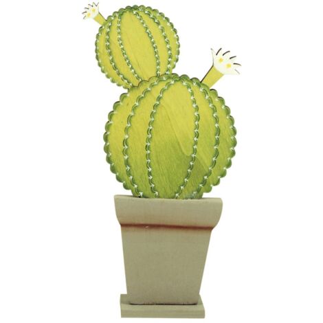 Figura fibra cactus natural (55 x 16 x 80 cm)