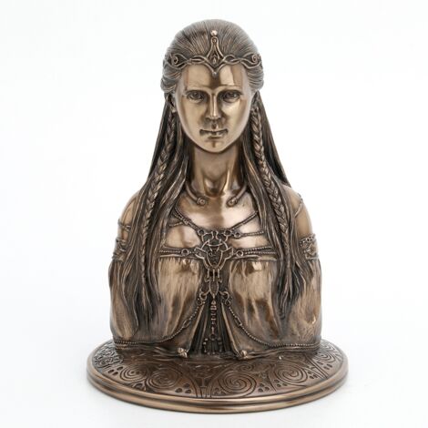 Signes Grimalt Figura figure  Figura Dea Danu Celta Bronzo Silver 14x14x18cm 29239