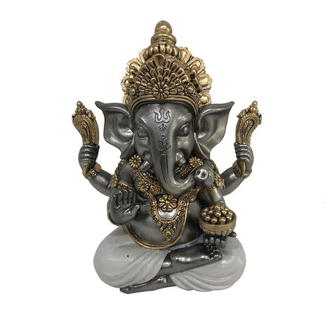 Signes Grimalt Figura Ganesh Buddas  Silver Buddha - 17x14x10cm