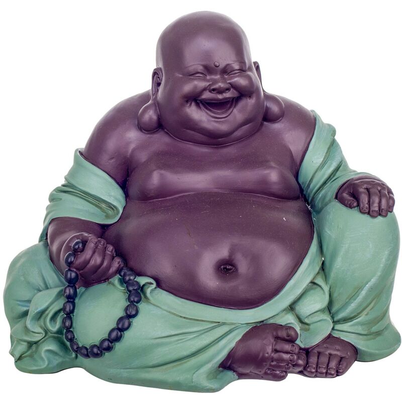 Signes Grimalt - Figure de figurines de Bouddha Bouddha Figure souriante Bouddhas vert 20x27x20cm 26627