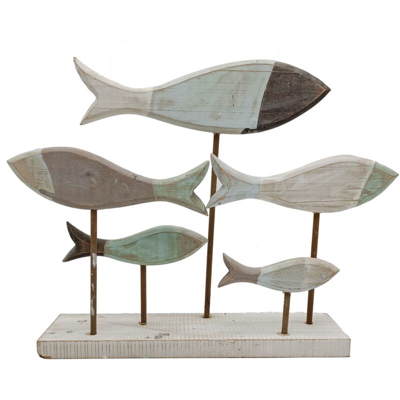 Signes Grimalt Figure de figure marine Adorno Pesces Marinero Gray 9x43x31cm 25958