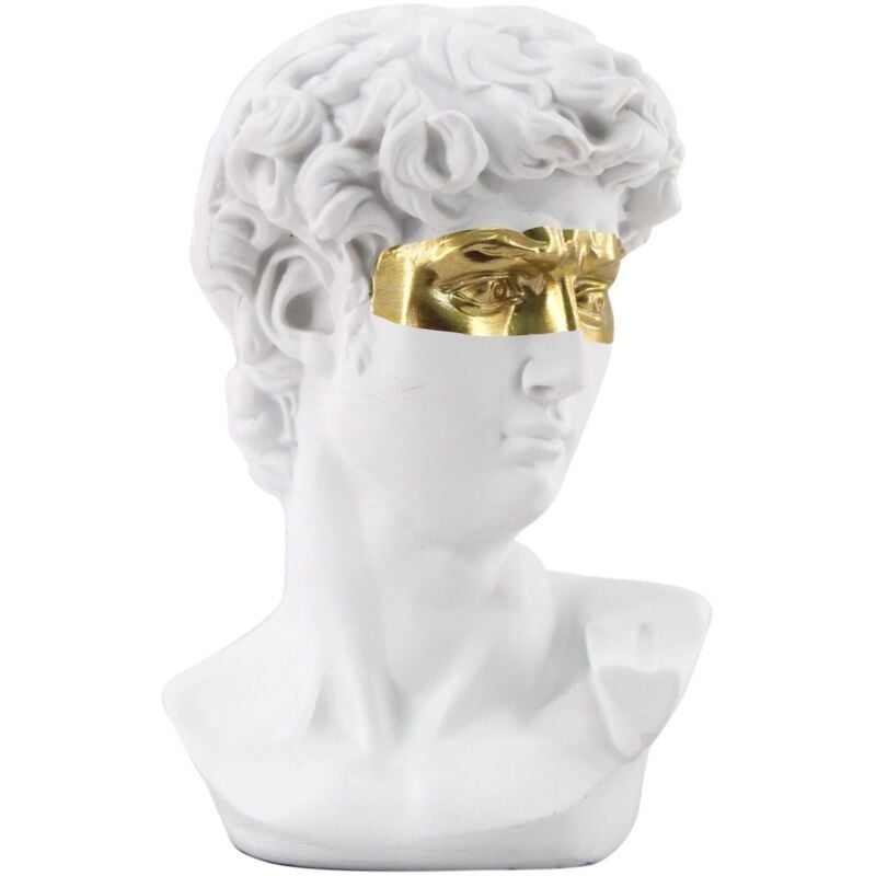 Signes Grimalt - Figure de figure de personne Buste David Blanco Bust plusieurs blancs 9x10x15cm 27402