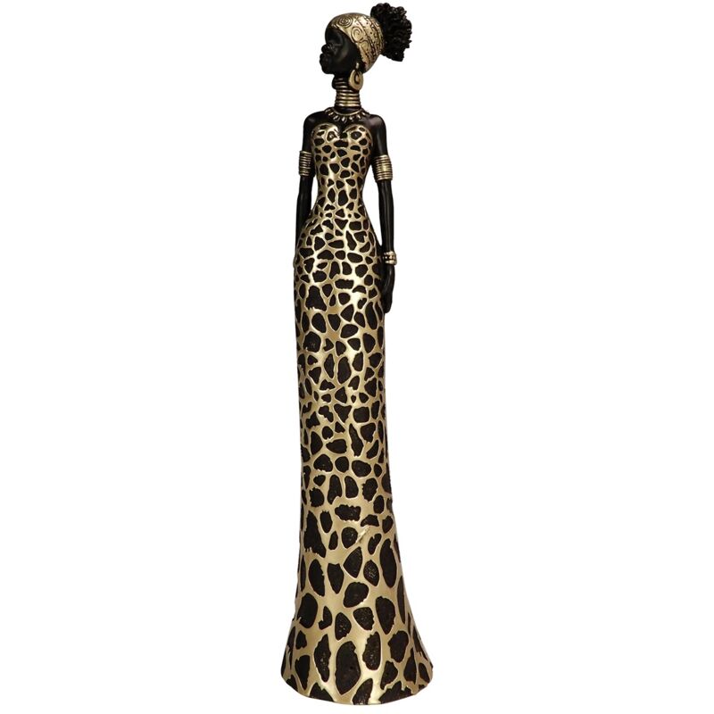 Signes Grimalt - Figure de figure africaine Figure africaine Éléphants africains et bruns 6x7x29cm 30058