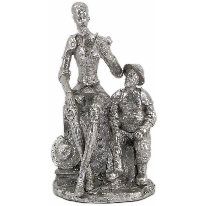 Signes Grimalt - Figure de figure de personne Figure Don Quichote plusieurs argent 16x17x31cm 28680