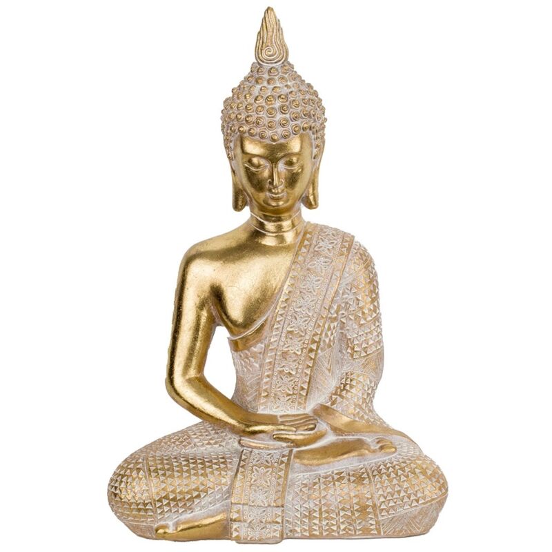 Figure de figurines de Bouddha Bouddha Figure méditant les bouddhas dorés 31x12x21cm 27972 - Signes Grimalt