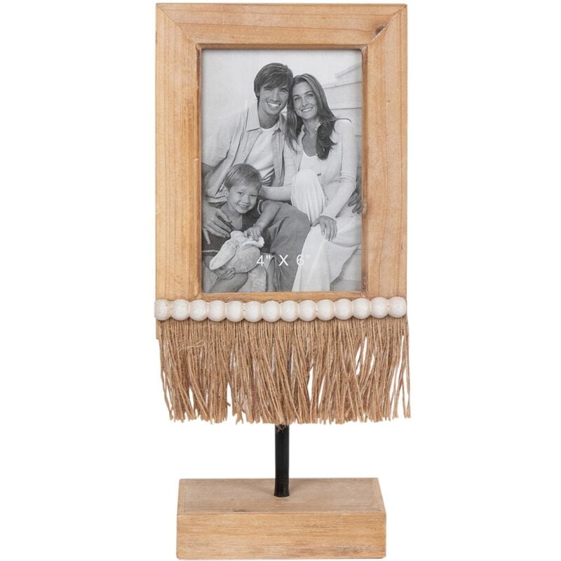 Frame Frame Marcos Figure de bureau brun rectangulaire - 31x14x8cm - Signes Grimalt