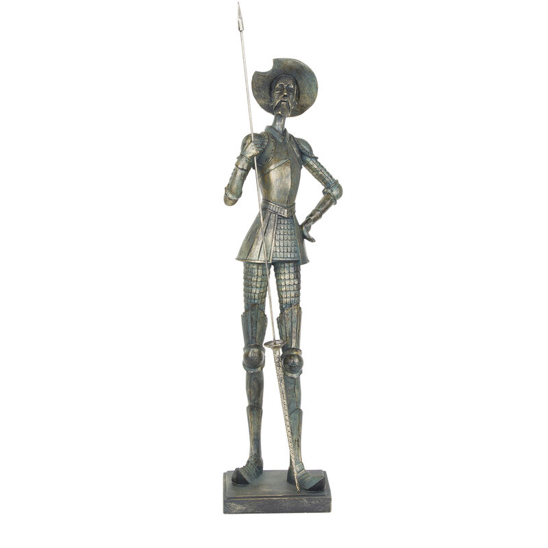 Signes Grimalt - Figure Don quijote Bronze figure de fichie sille - 57X14X11CM