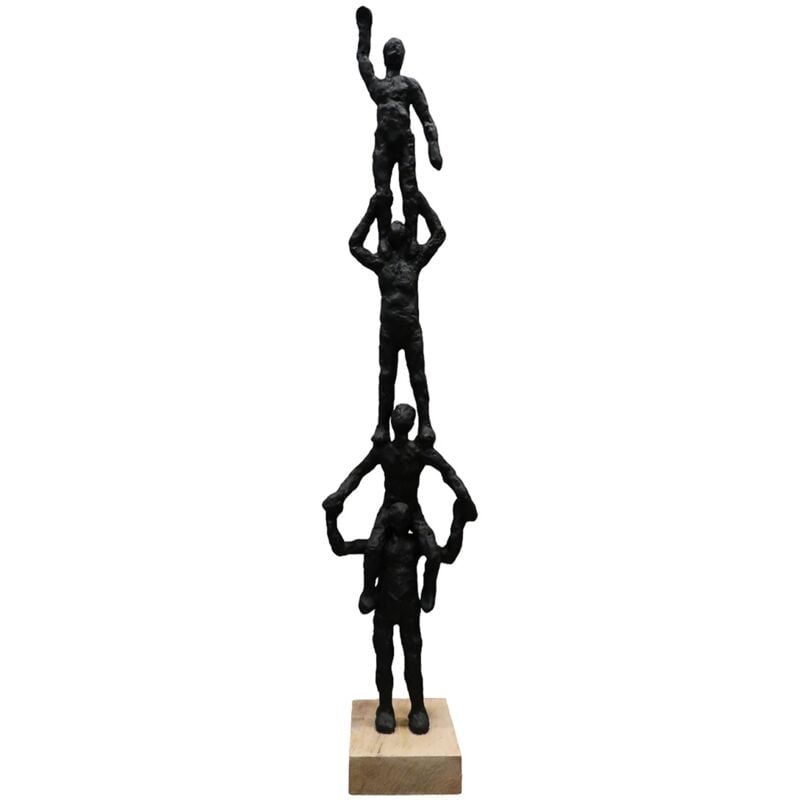 Signes Grimalt - Figure Blacks a empilé plusieurs Figure de bureau marron - 68x14x9cm