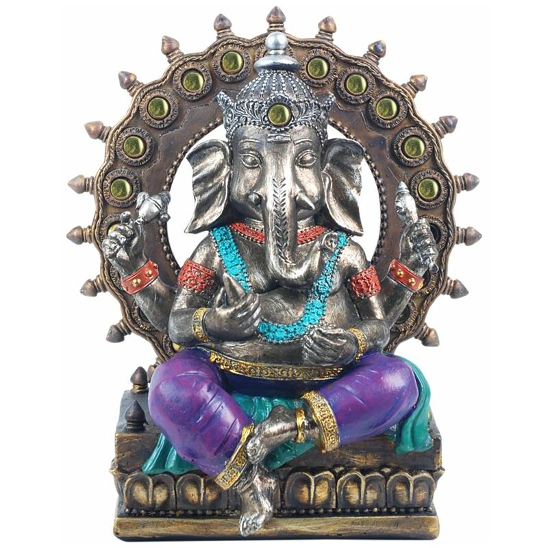 Signes Grimalt - Figure de figurines de Bouddha Figure Ganesha Buddas Blue 11x16x20cm 14072