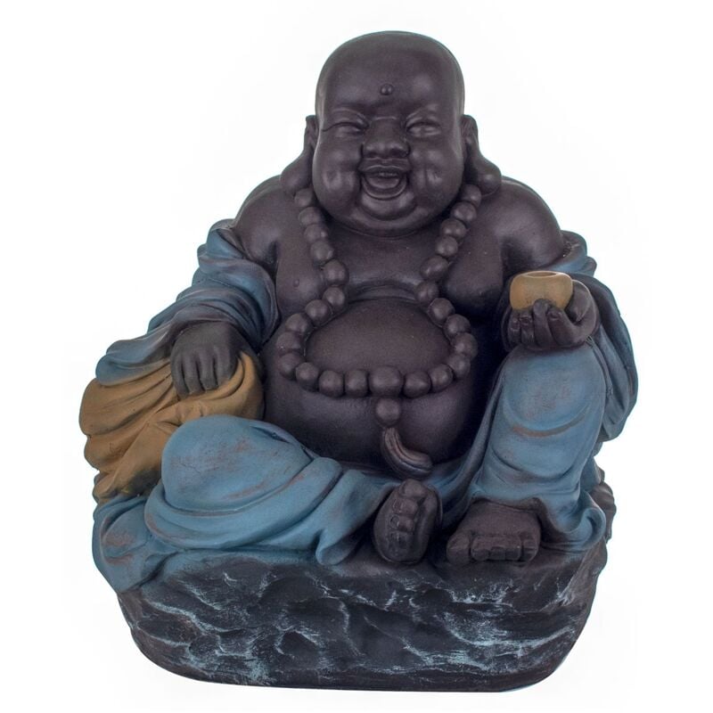 Figure de figurines de Bouddha Bouddha Buddas Black 36x43x44cm 23654 - black - Signes Grimalt