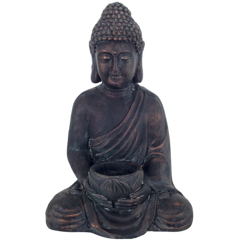 Figure de figurines de Bouddha Bouddha Buddhas Lila 23x30x46cm 23660 - Lila - Signes Grimalt