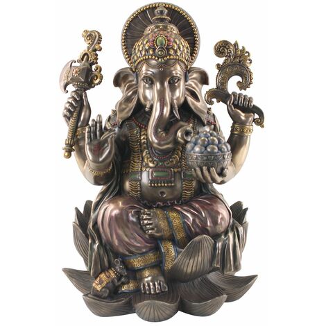 Signes Grimalt Figure de figurines de Bouddha Ganesha Buddhas Dorado 38x40x54cm 61786
