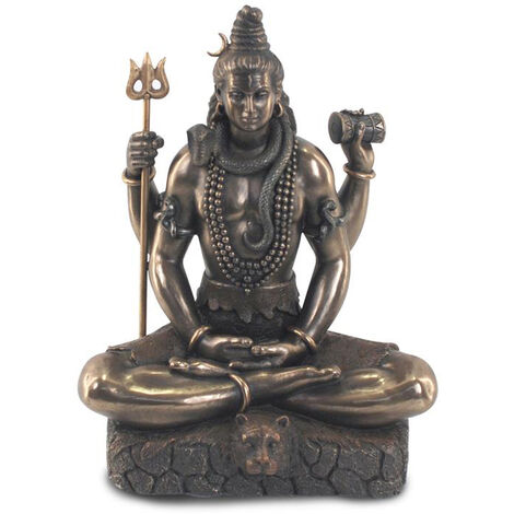 Signes Grimalt Figure de figurines de Bouddha  Shiva Buddhas Gold 9x17x21cm 31456