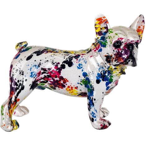 Signes Grimalt Figure di figura animale  Bulldog Frances Senato Animals Blue 10x24x19cm 17448