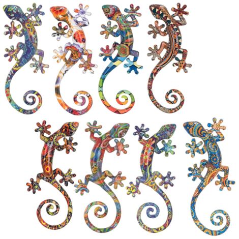 Signes Grimalt Figure di figura animale  Lizards S 8 diversi animali multicolore 8u 8x17x3cm 17544