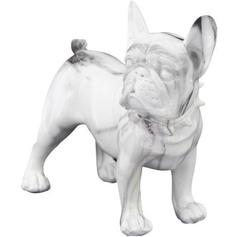 Signes Grimalt Figure di figura del cane  Bulldog Figher Animal Animal Blanco 10x23x19cm 25274
