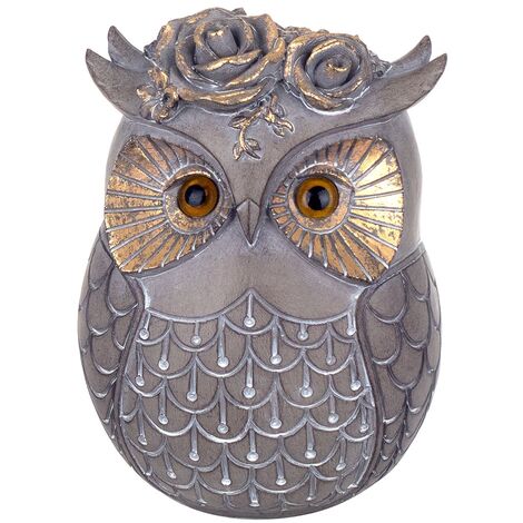 Signes Grimalt Figure di figura del gufo  Buho Buhos Silver 10x12x16cm 24013