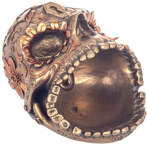 Signes Grimalt Figure di figura fantasy  Gold Fantasy Skull 10x16x9cm 23989