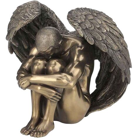 Signes Grimalt Figure di figura in bronzo  Nudo Angel Gold Bronze 11x14x13cm 18118