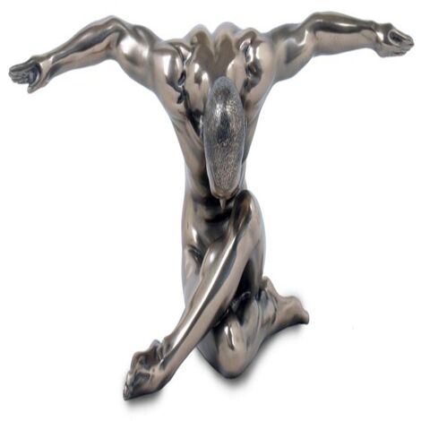 Signes Grimalt Figure di figura in bronzo  Uomo con braccia aperte in argento bronzo 11x26x10cm 19966