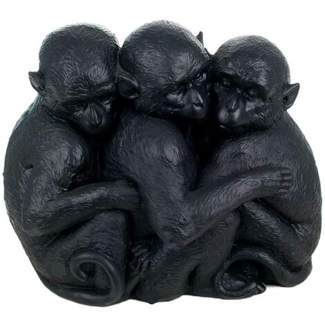 Signes Grimalt Figure di figura mono  Figura 3 Monkey Animal Black 17x12x19cm 27193