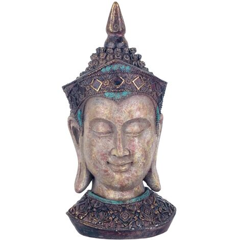 Signes Grimalt Figure di figure di Buddha  Buddha Buddha Head Buddhas 14x15x32cm 25322