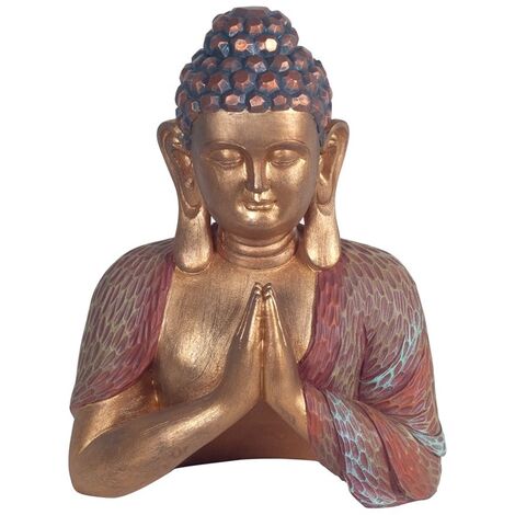 Signes Grimalt Figure di figure di Buddha Buddha che prega Golden Buddhas 10x19x25cm 11190