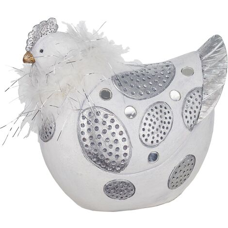 Signes Grimalt Figure di figure di Gallina Figura gallina animali bianchi 17x10x18cm 27473
