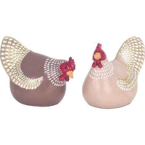 Signes Grimalt Figure Gallina 2 U Animaux  Figure de poulet multicolore - 7x12x6cm