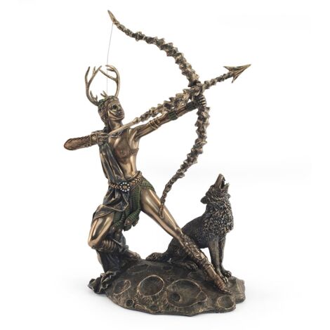 Signes Grimalt Figure God Artemis Bronze  Rohdesktop -Abbildung - 30x20x13cm