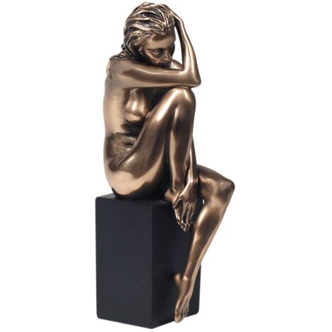 Signes Grimalt Figurines en bronze  Figure Bronze en argent nu 5x9x20cm 10074