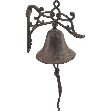 Signes Grimalt Gardin Bells  Ornamento della parete del giardino marrone - 18x17x11cm