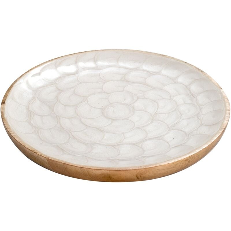 Boîtes et plateaux pour petites assiettes Assiette Ronde Blanche - 3x23x23cm - Signes Grimalt