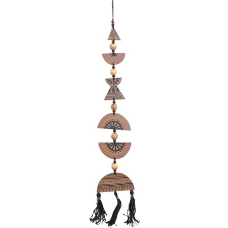 Signes Grimalt Hanging Holzanhänger  Brauner Anhänger - 90x17x3cm